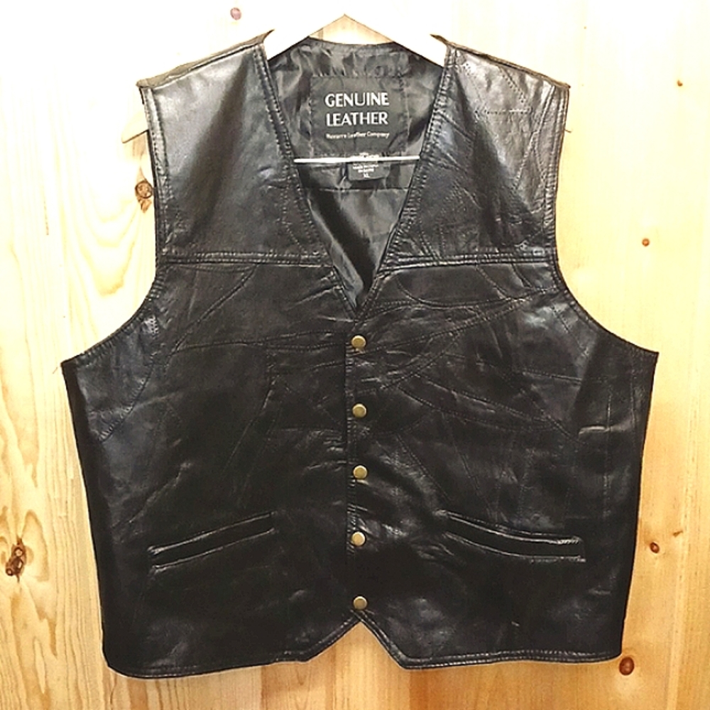 Navarre Leather Company Patchwork Vest